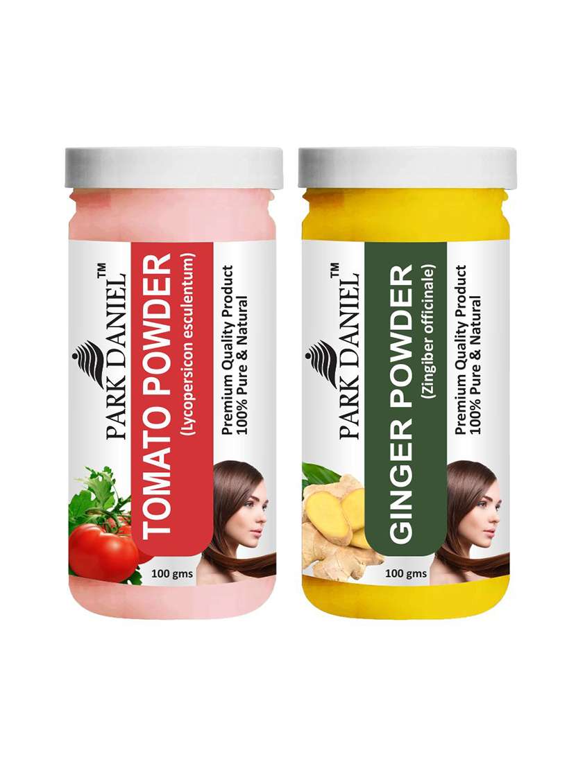 park daniel premium tomato powder & ginger powder combo pack of 2 jars of 100 gms(200 gms)