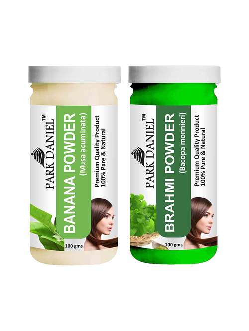 park daniel 100% pure & natural banana powder & brahmi powder combo pack of 2 jars of 100 gms(200 gms) - 18427715 -  Standard Image - 0