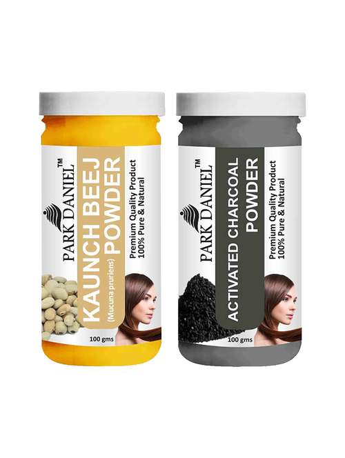 park daniel 100% pure & natural kaunch beej powder & activated powder combo pack of 2 jars of 100 gms(200 gms) - 18427847 -  Standard Image - 0