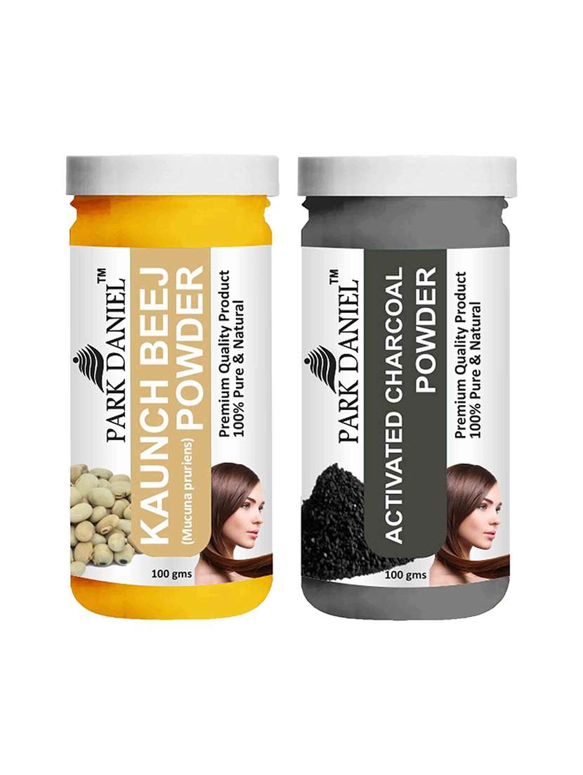 park daniel 100% pure & natural kaunch beej powder & activated powder combo pack of 2 jars of 100 gms(200 gms)