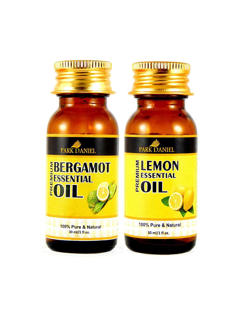 park daniel bergamot & lemon essential oil- 2 bottles-& (60 ml)
