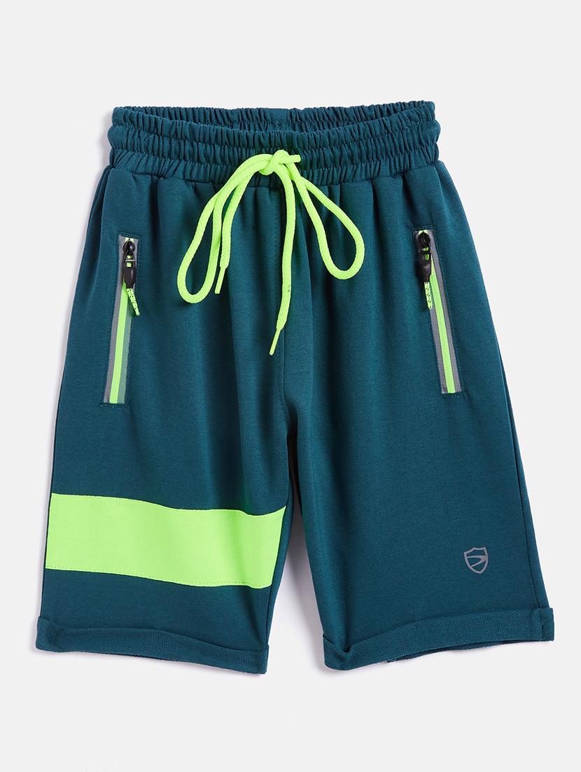 teal color block three fourth - 18429881 - Zoom Image - 0