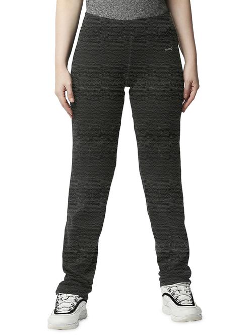 mid rise solid track pant - 18429886 - Standard Image - 0