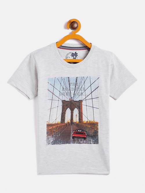 grey graphic t-shirt - 18429911 - Standard Image - 0
