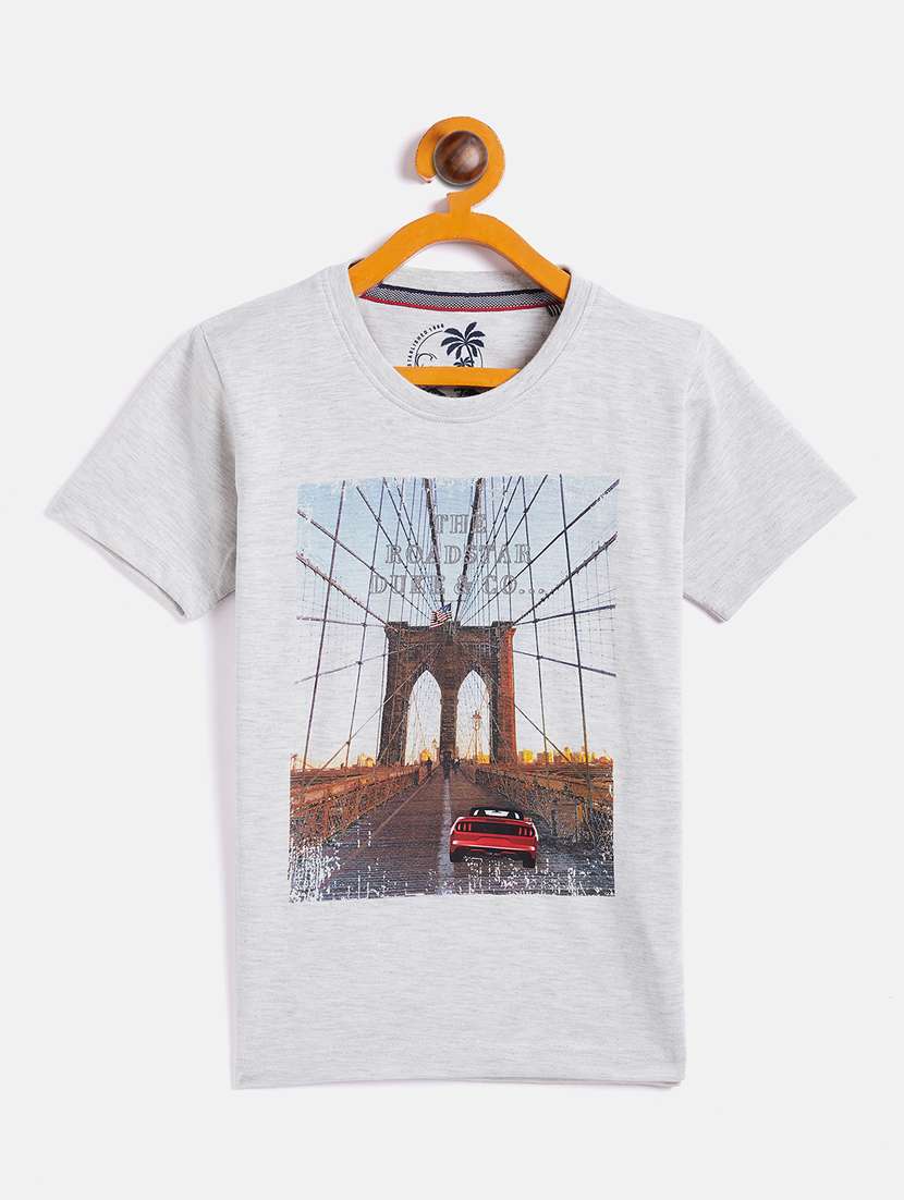 grey graphic t-shirt - 18429911 - Zoom Image - 0