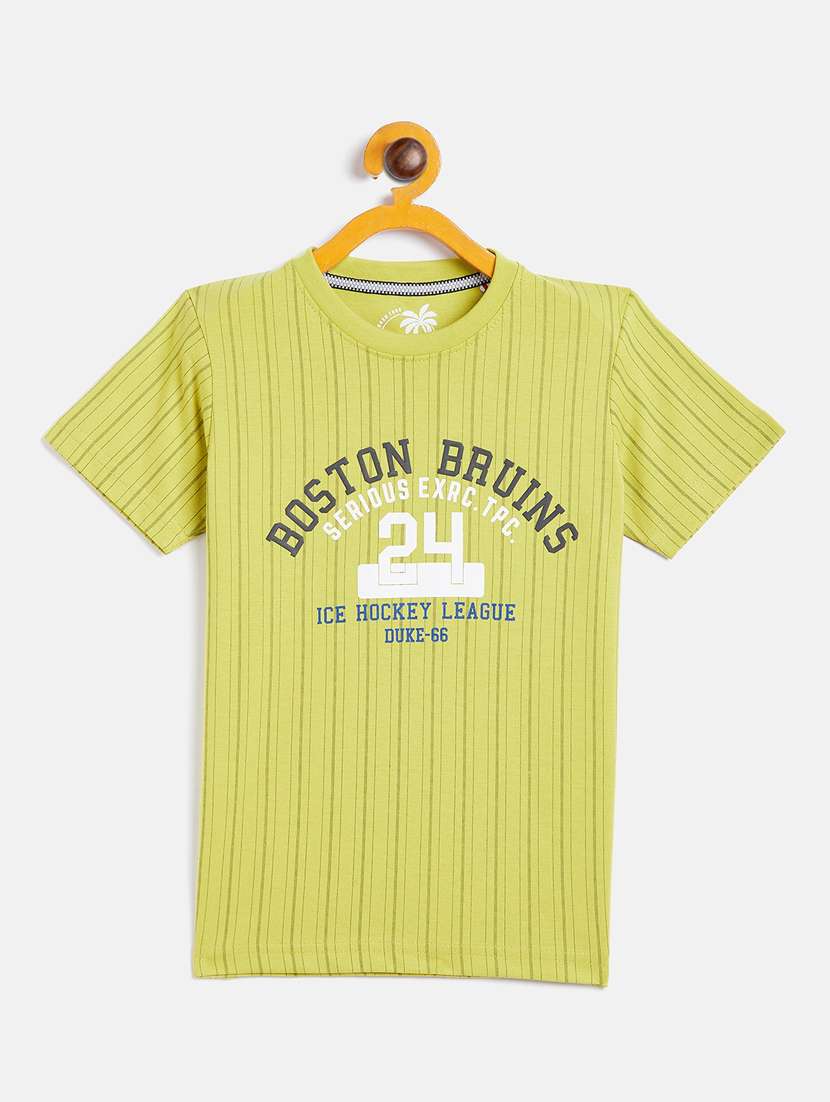 green striped  t-shirt