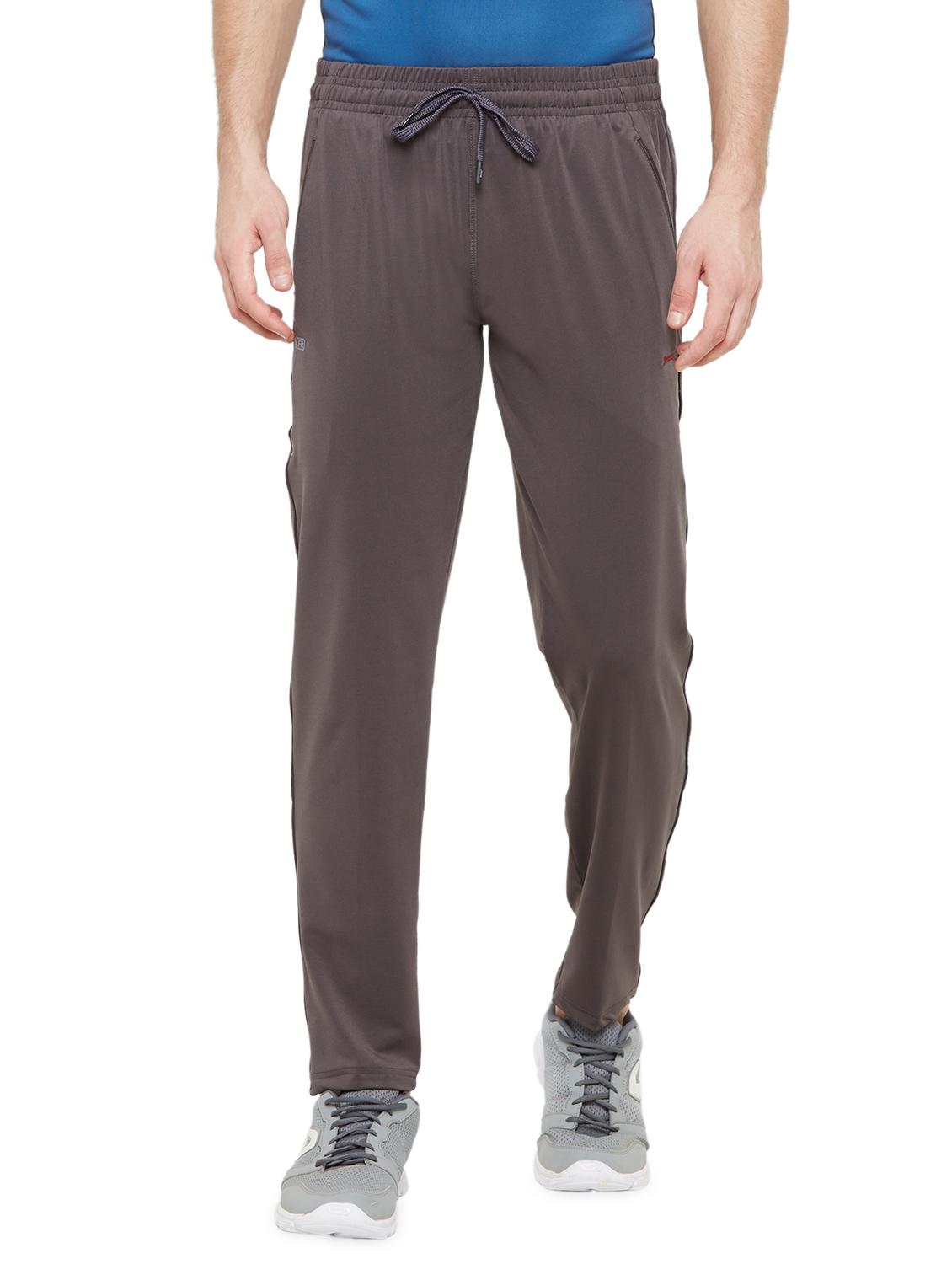 taupe solid track pant - 18429967 - Zoom Image - 0