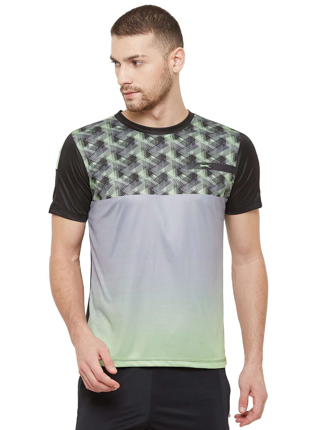 black printed t-shirt - 18430026 - Zoom Image - 0