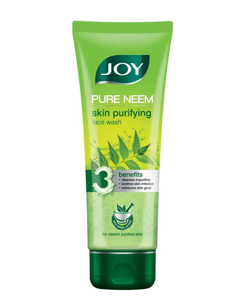 Buy online Joy Pure Neem Face Wash 100ml from skin care for Women by