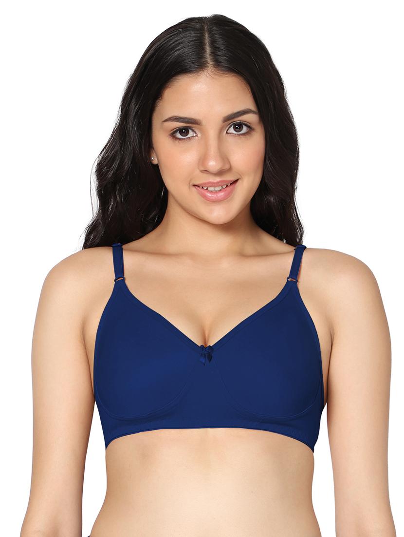 navy blue non padded t-shirt bra - 18430638 - Zoom Image - 0