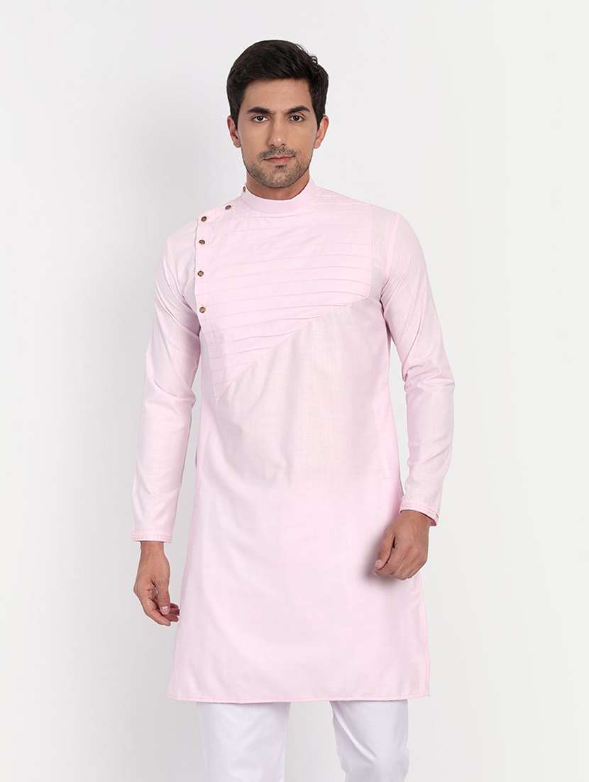 pink long kurta