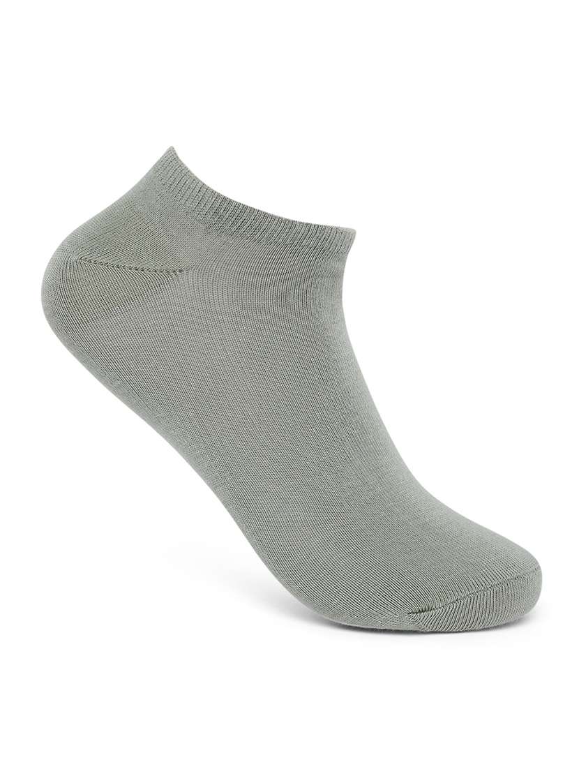 pack of 4 solid ankle length socks - 18431119 -  Standard Image - 3
