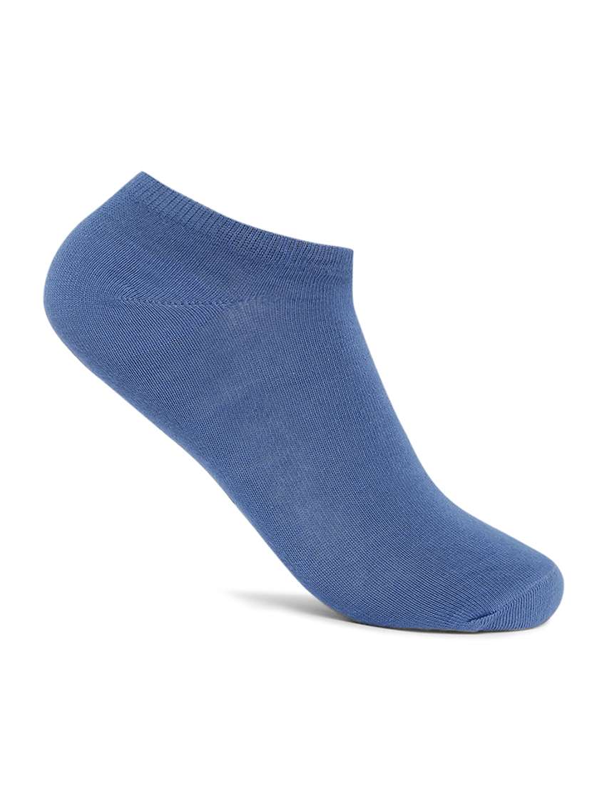 pack of 4 solid ankle length socks - 18431119 -  Standard Image - 5