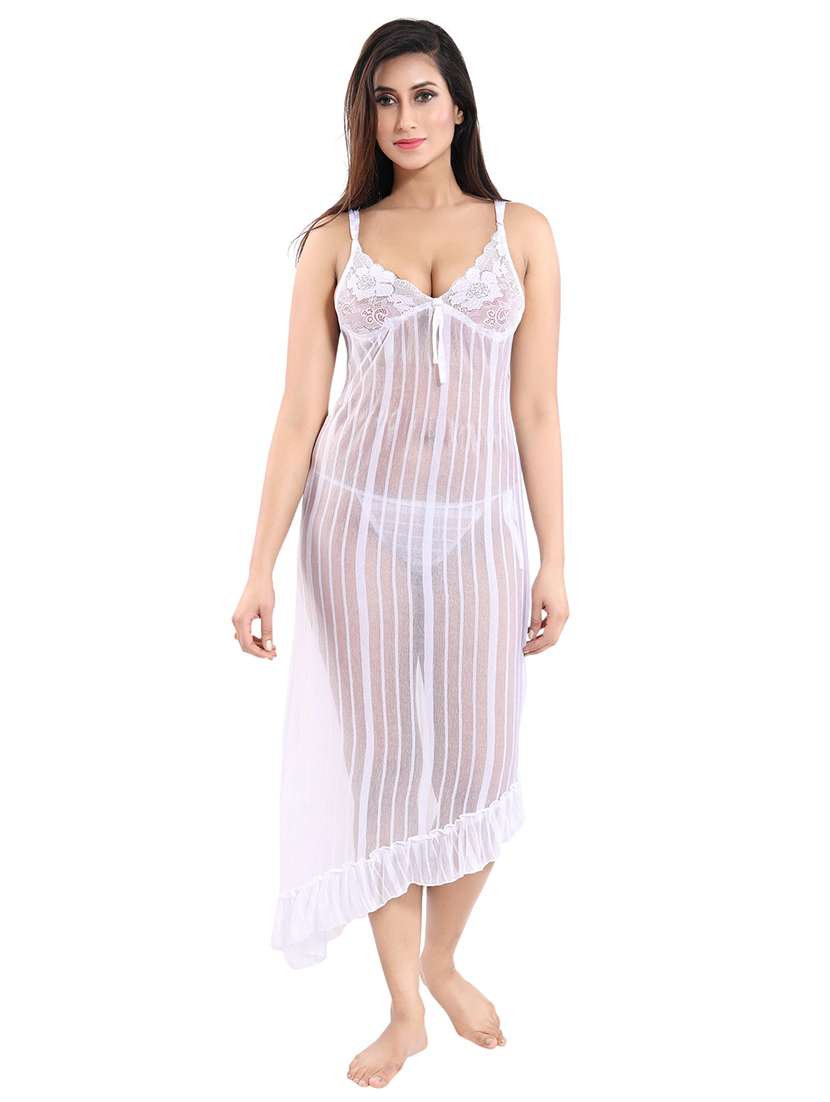 multicolored printed sleepwear robe set - 18431325 - Standard Image - 3
