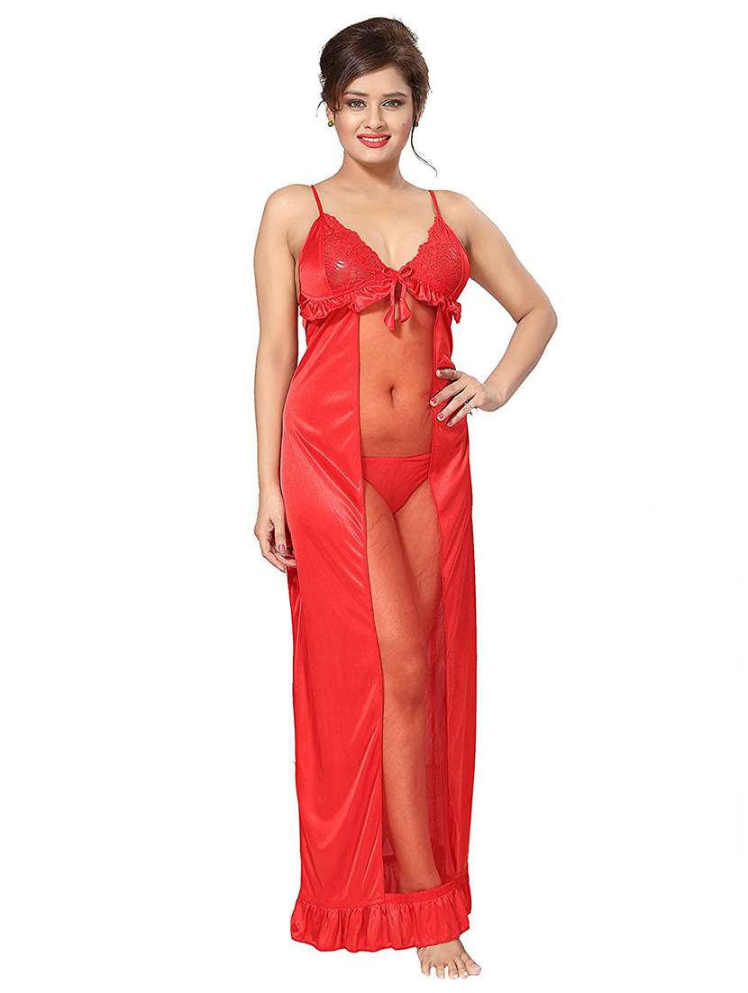 pack of 2 lace detail nighty  - 18431350 -  Standard Image - 3