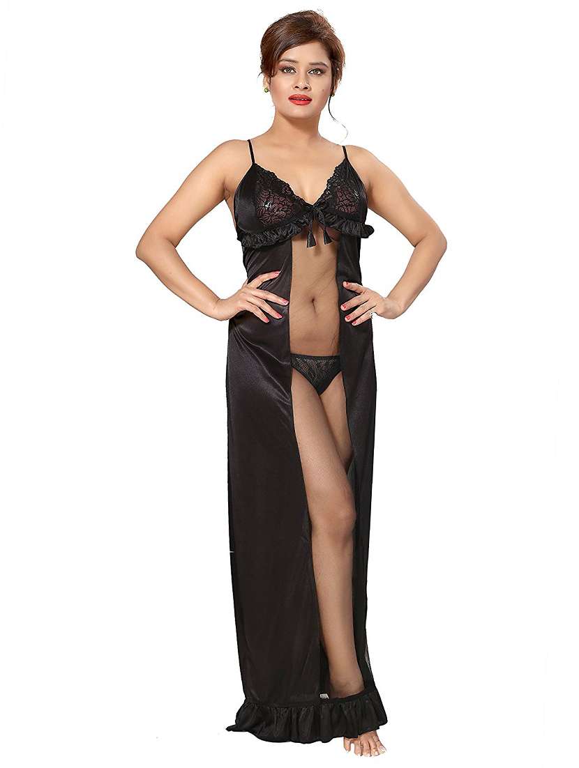 pack of 2 lace detail nighty  - 18431351 -  Standard Image - 3