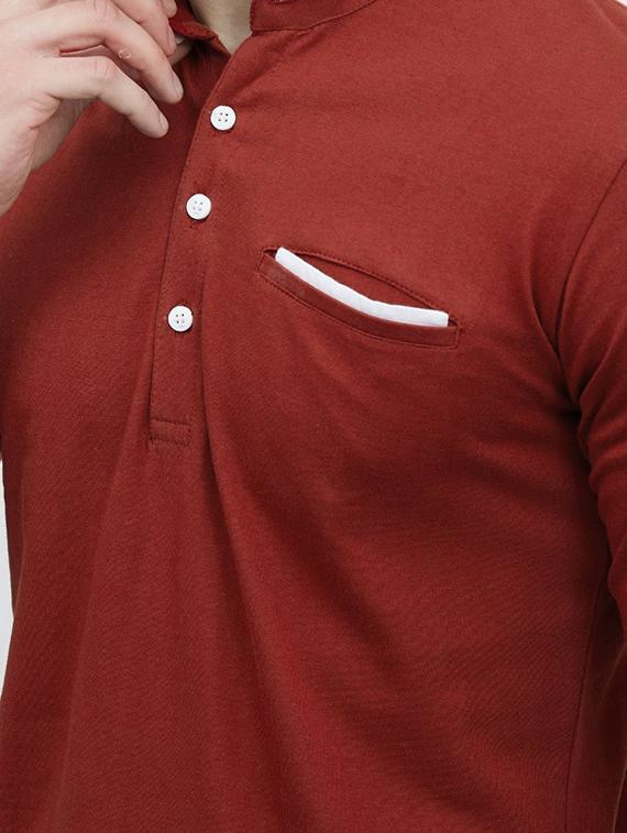 red solid t-shirt - 18432031 - Standard Image - 3