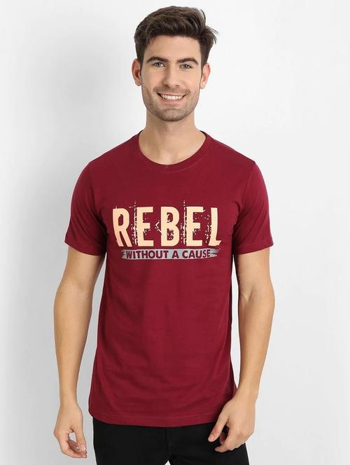 men typographic print short sleeves t-shirt - 18432036 - Standard Image - 0