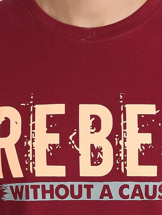 men typographic print short sleeves t-shirt - 18432036 - Standard Image - 3
