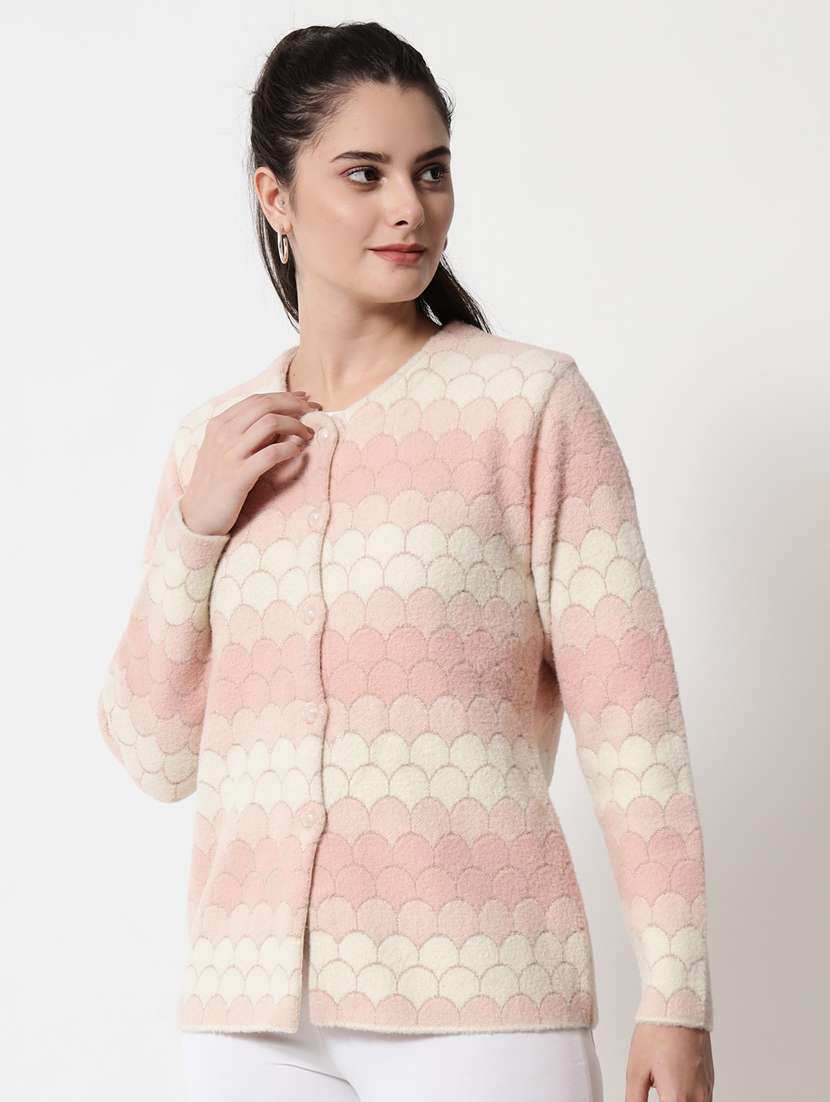 long sleeved self-designed cardigan - 18432048 -  Zoom Image - 0
