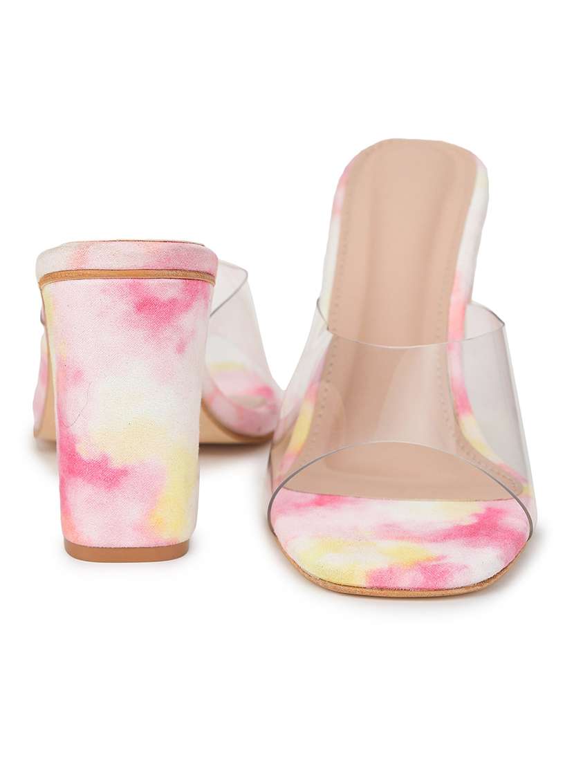 pink suede slip on sandals - 18432200 -  Standard Image - 3