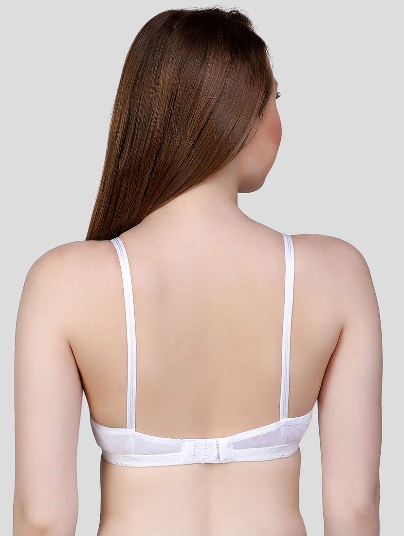 white solid push up bra - 18434308 - Standard Image - 3