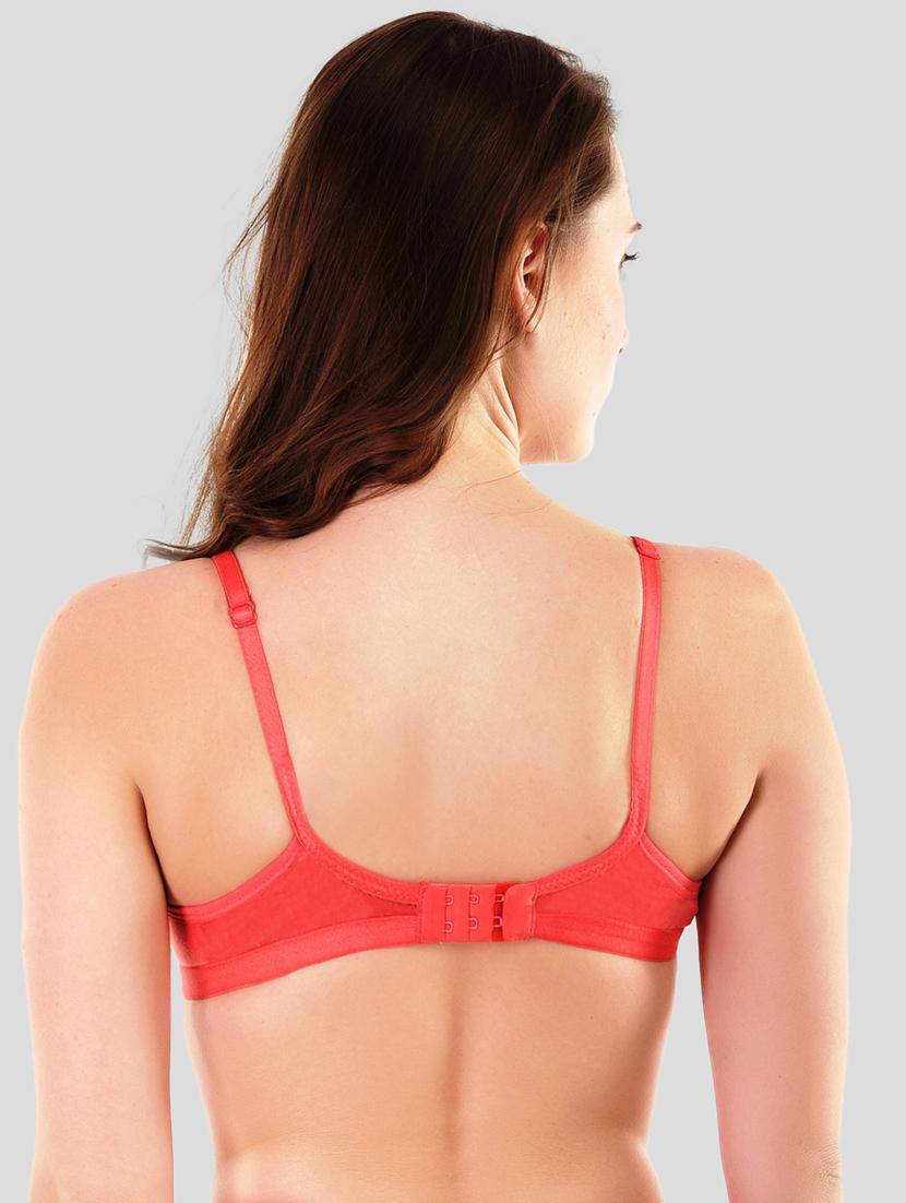 orange solid regular bra - 18434334 - Standard Image - 3