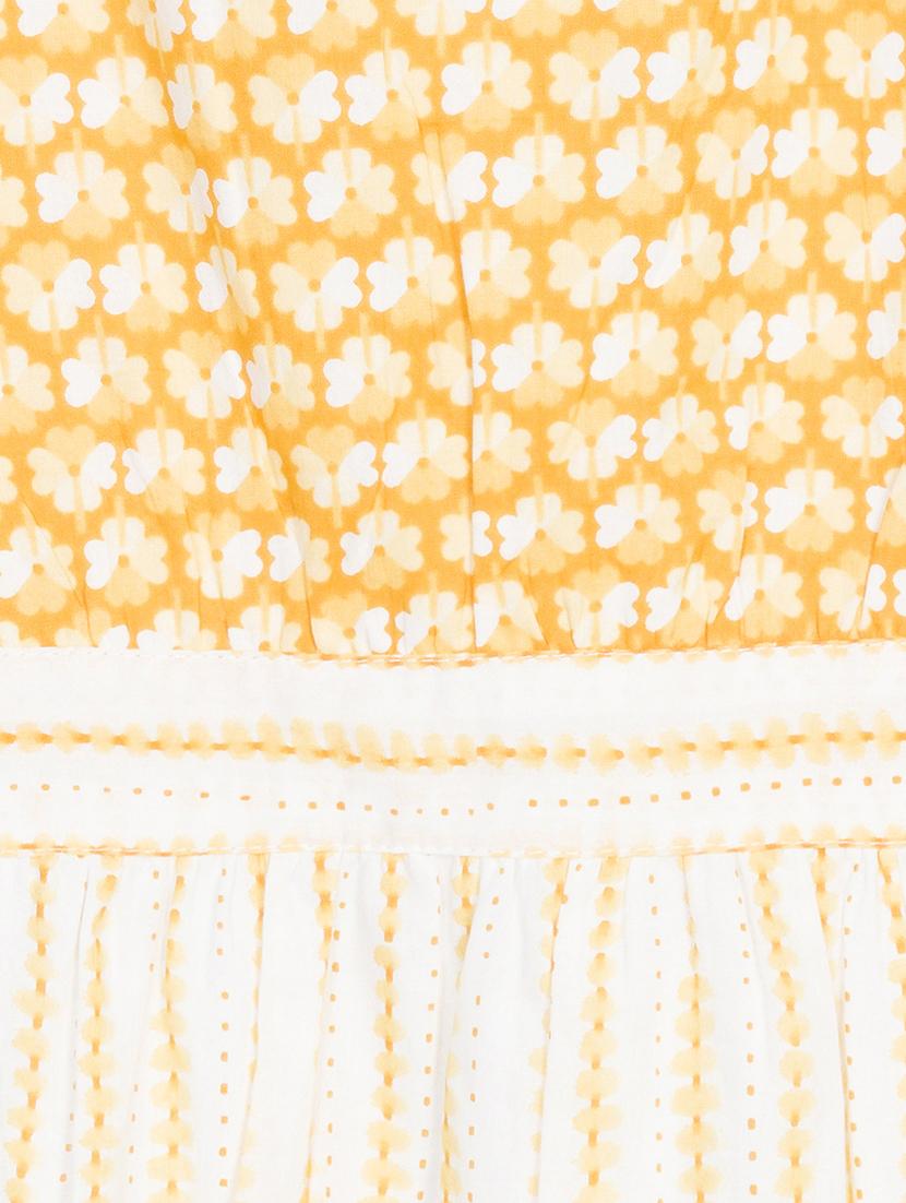 girls yellow printed frock - 18434429 - Standard Image - 3