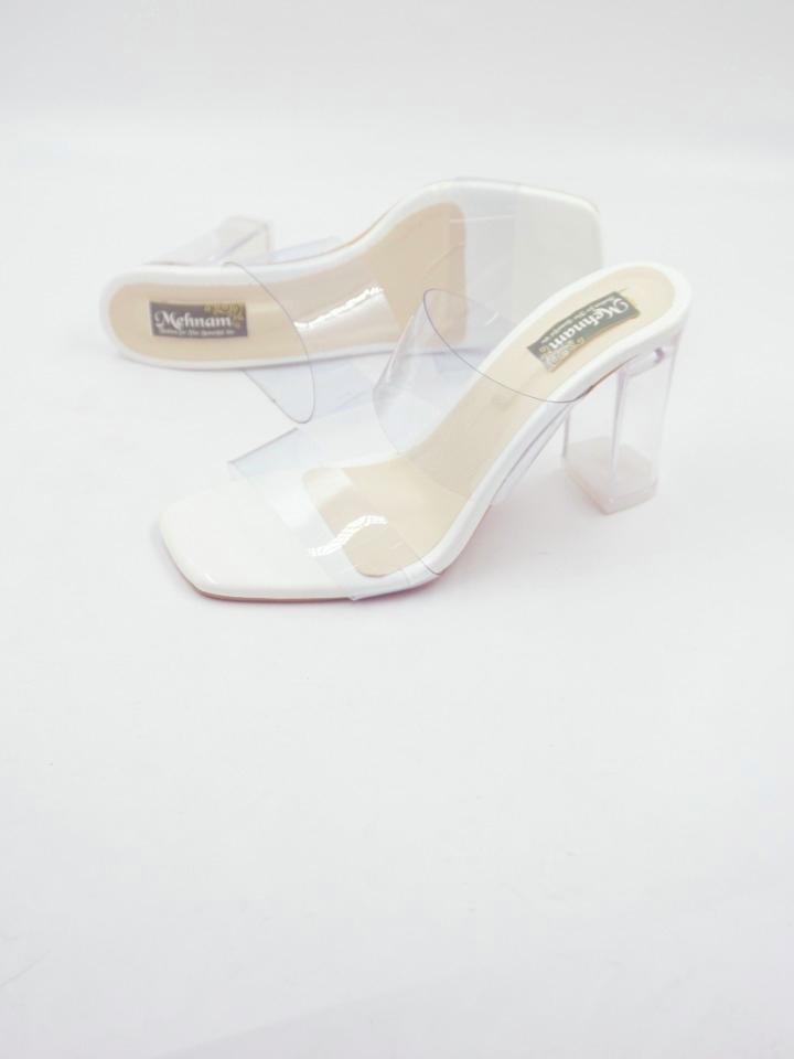 transparent block heels - 18435248 - Standard Image - 3