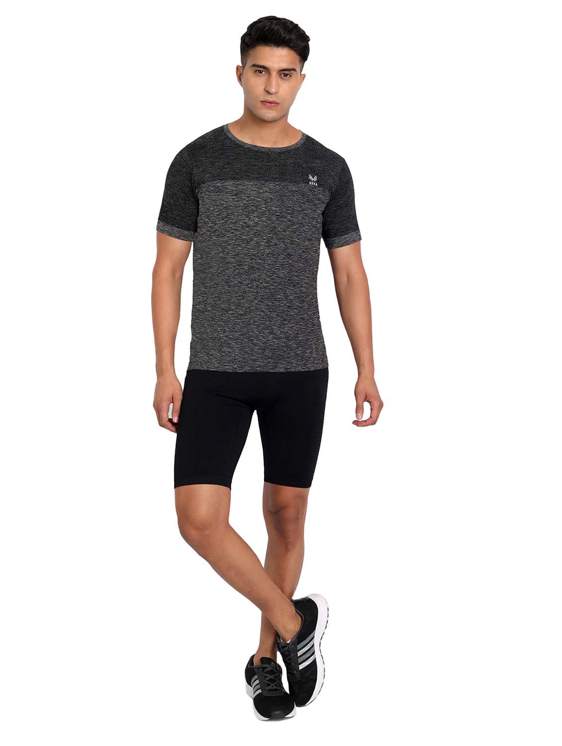 black chest-printed t-shirt - 18436325 -  Standard Image - 3