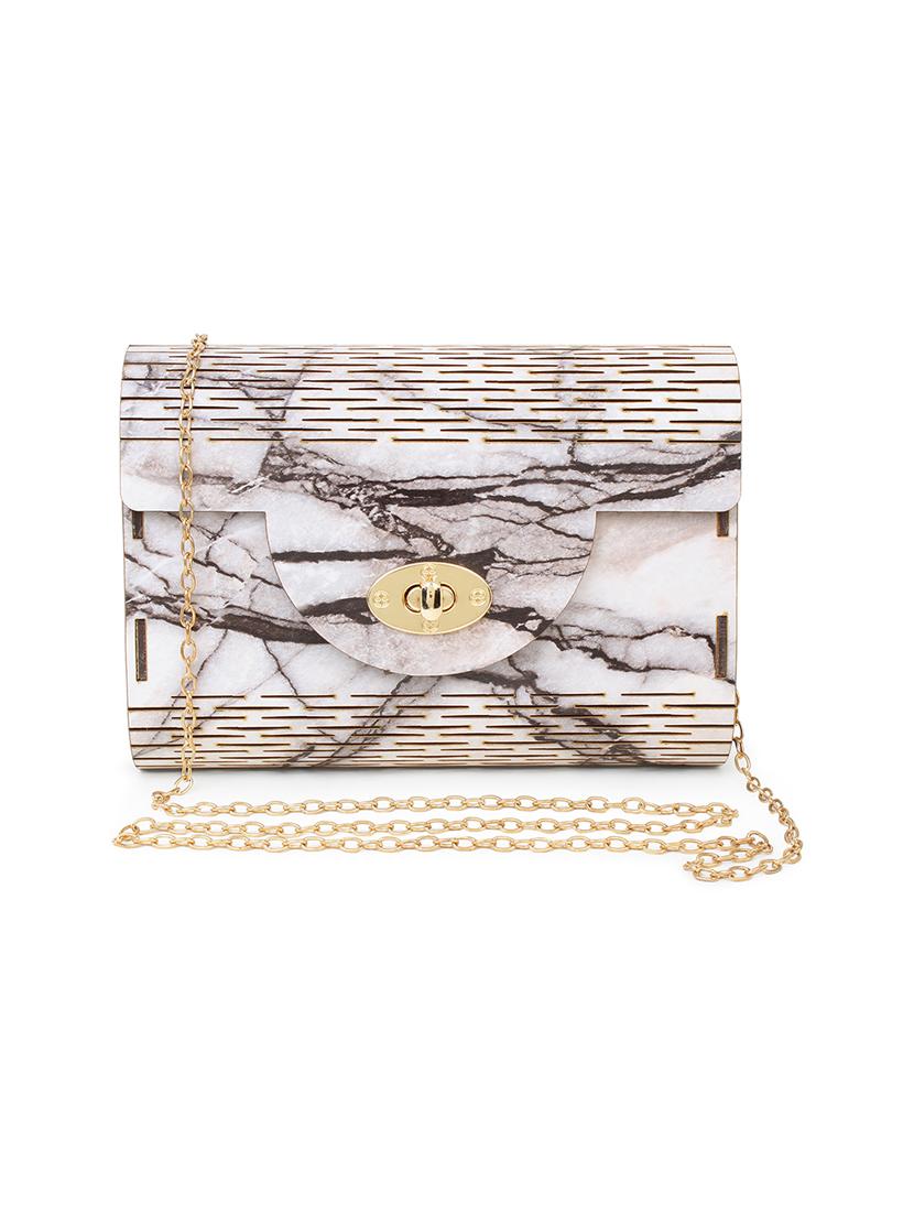 white wood regular clutch - 18437081 -  Zoom Image - 0