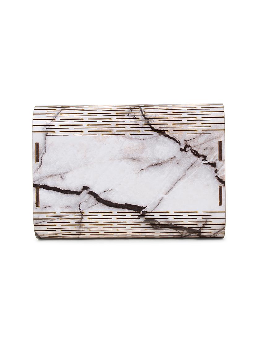 white wood regular clutch - 18437081 - Standard Image - 5