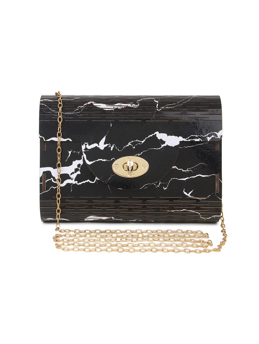 black wood regular clutch - 18437082 - Zoom Image - 0