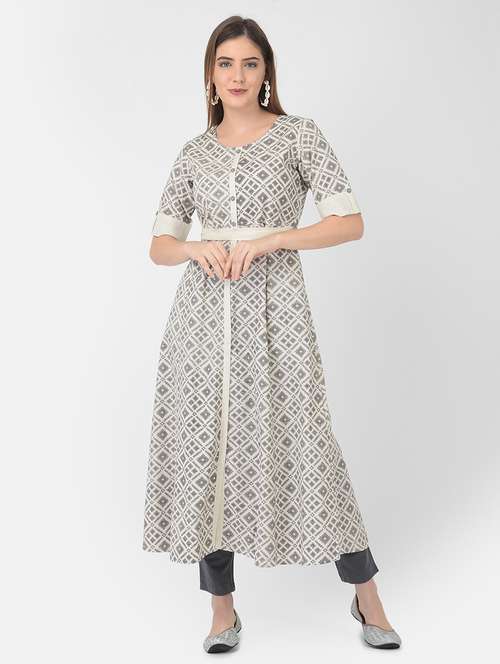 women's asymmetric kurta - 18437099 -  Standard Image - 0
