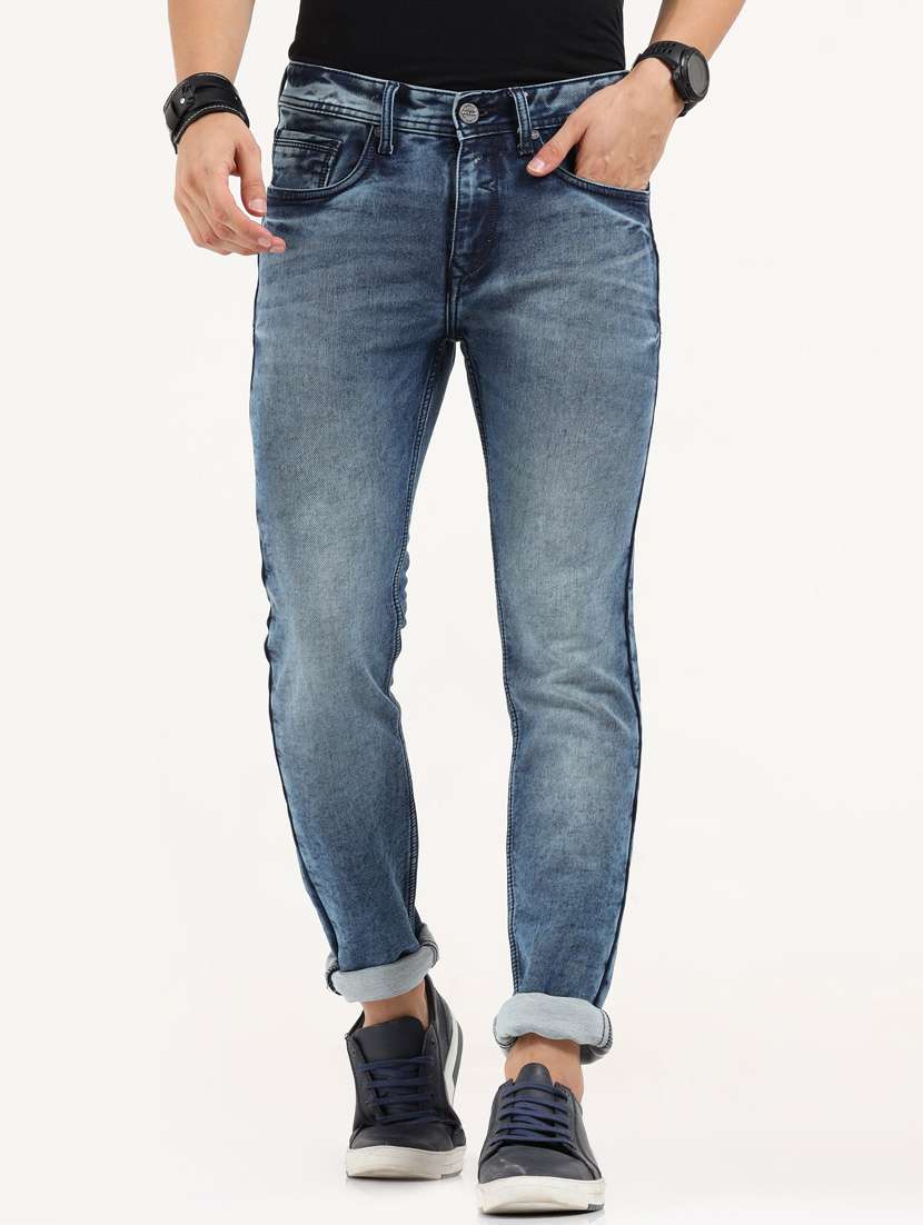 blue light washed denim jean - 18437344 - Zoom Image - 0