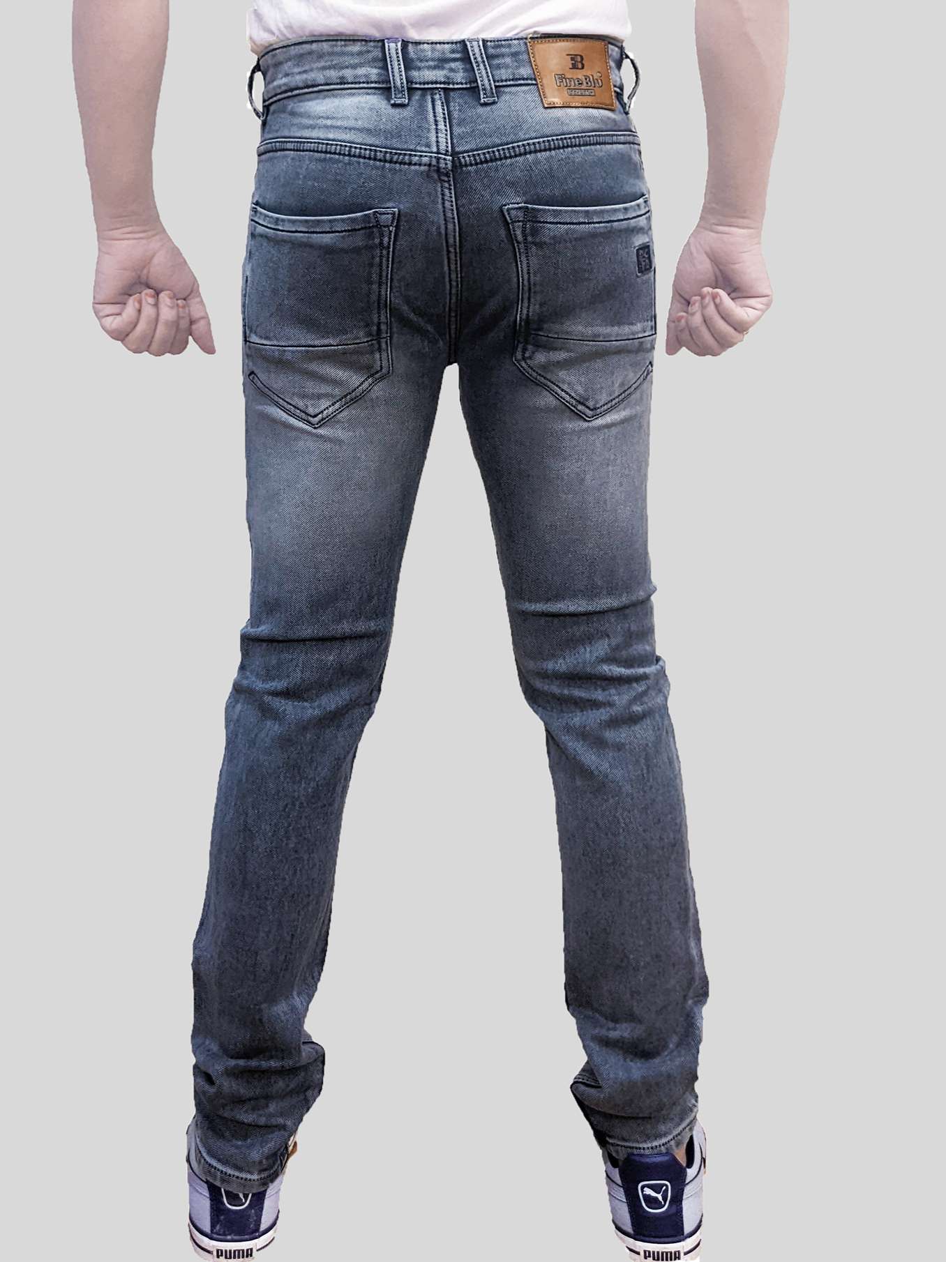 mens slim fit plain jeans - 18437702 -  Standard Image - 5