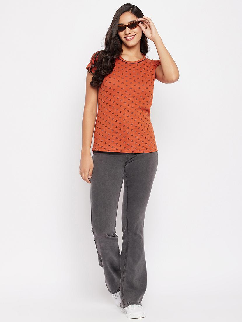 round neck printed tee - 18438598 - Standard Image - 3