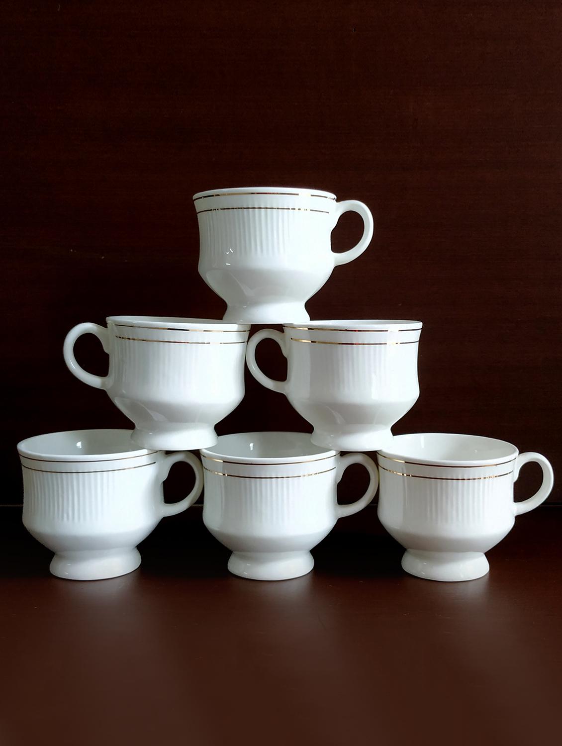 goldline series set of 6 cups | tea cups | cup set