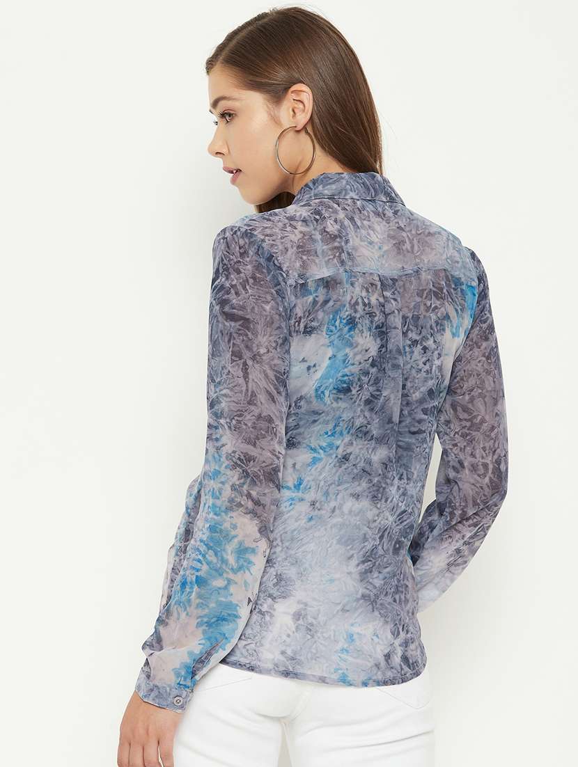long sleeved printed regular shirt - 18439796 -  Standard Image - 3