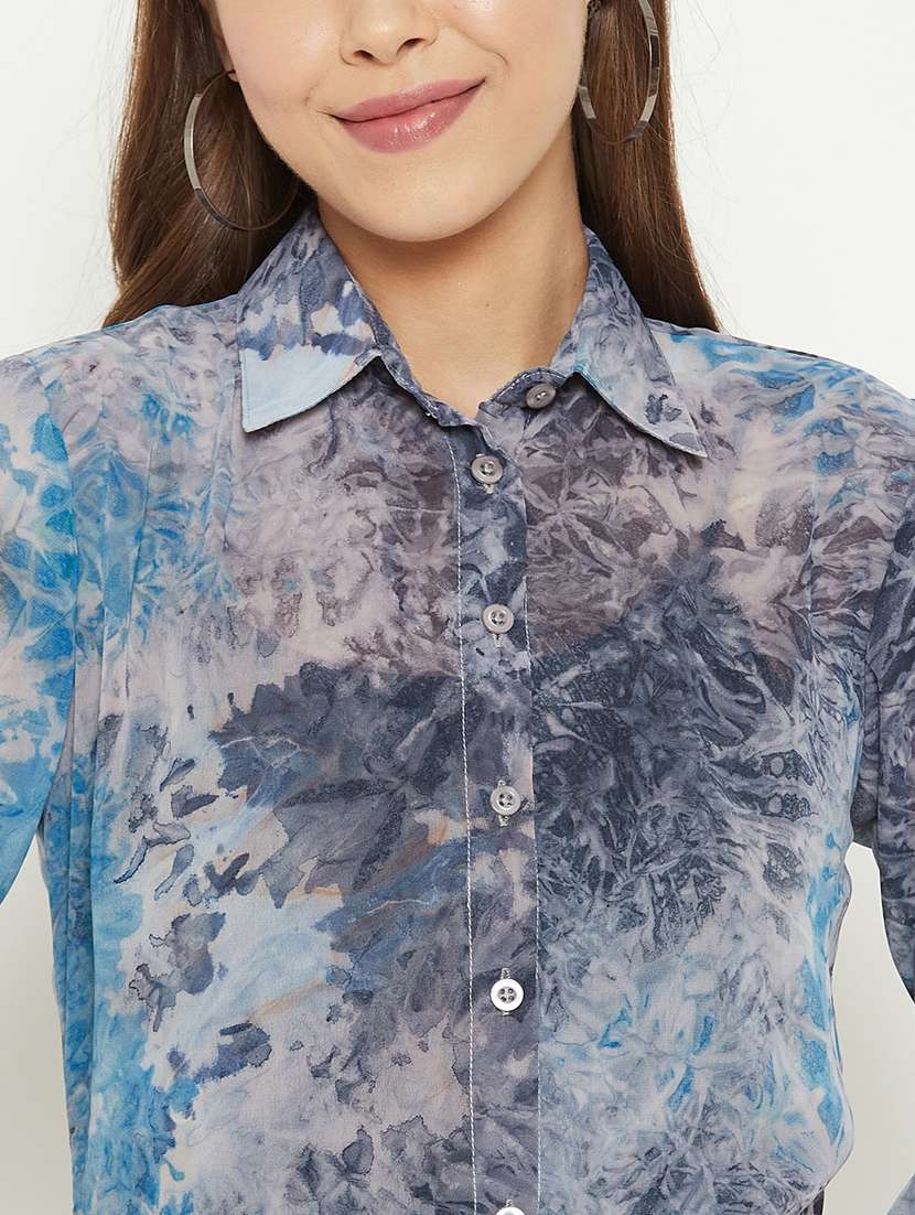long sleeved printed regular shirt - 18439796 -  Standard Image - 5