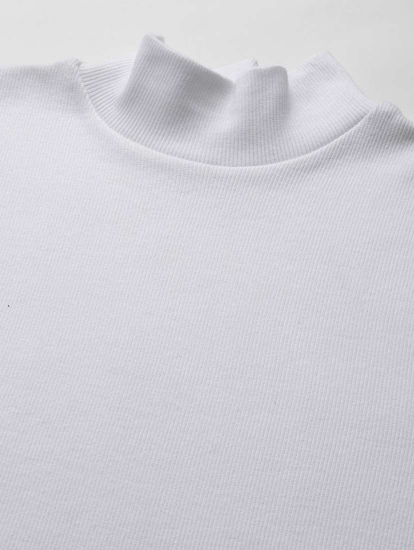 women's straight mock neck top - 18439839 -  Standard Image - 5