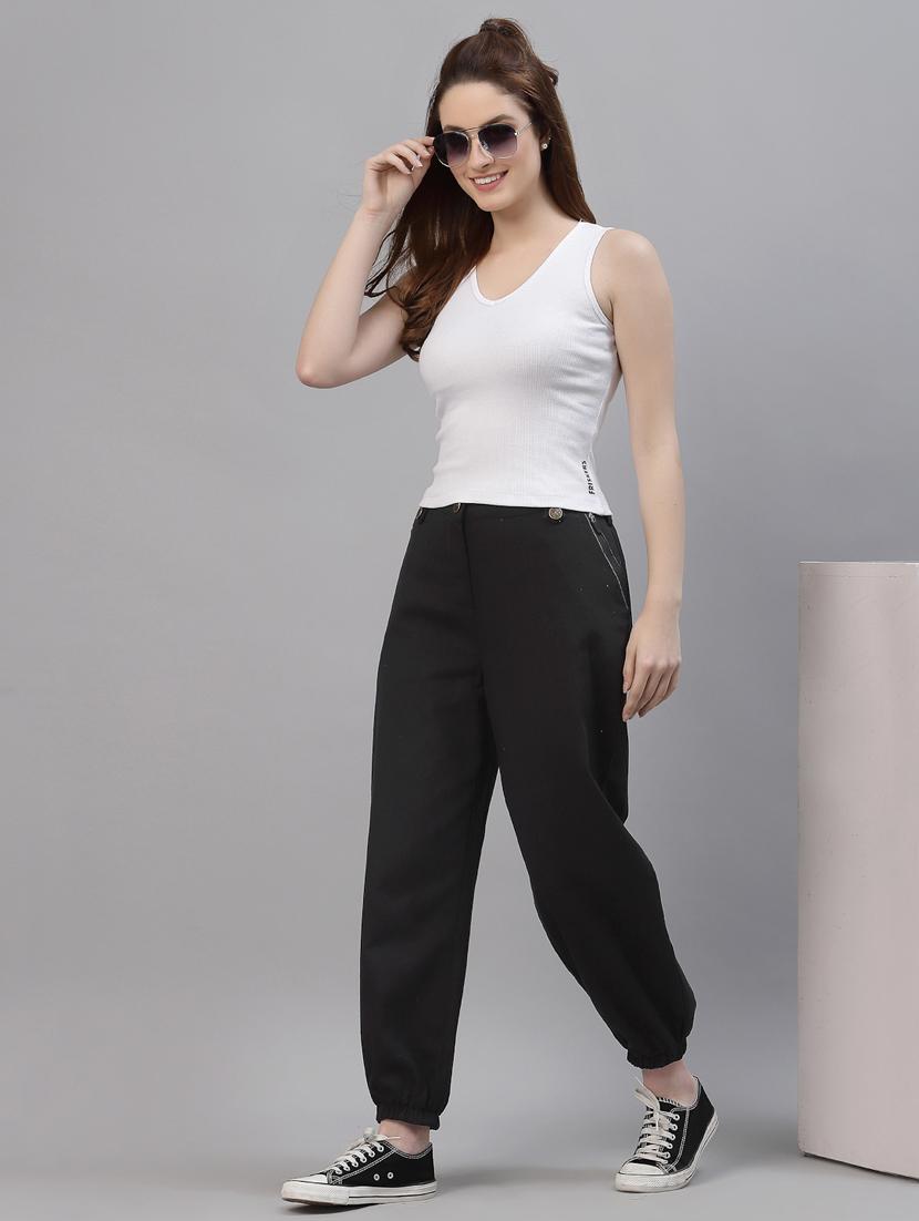 women's white v neck top - 18439844 - Standard Image - 3