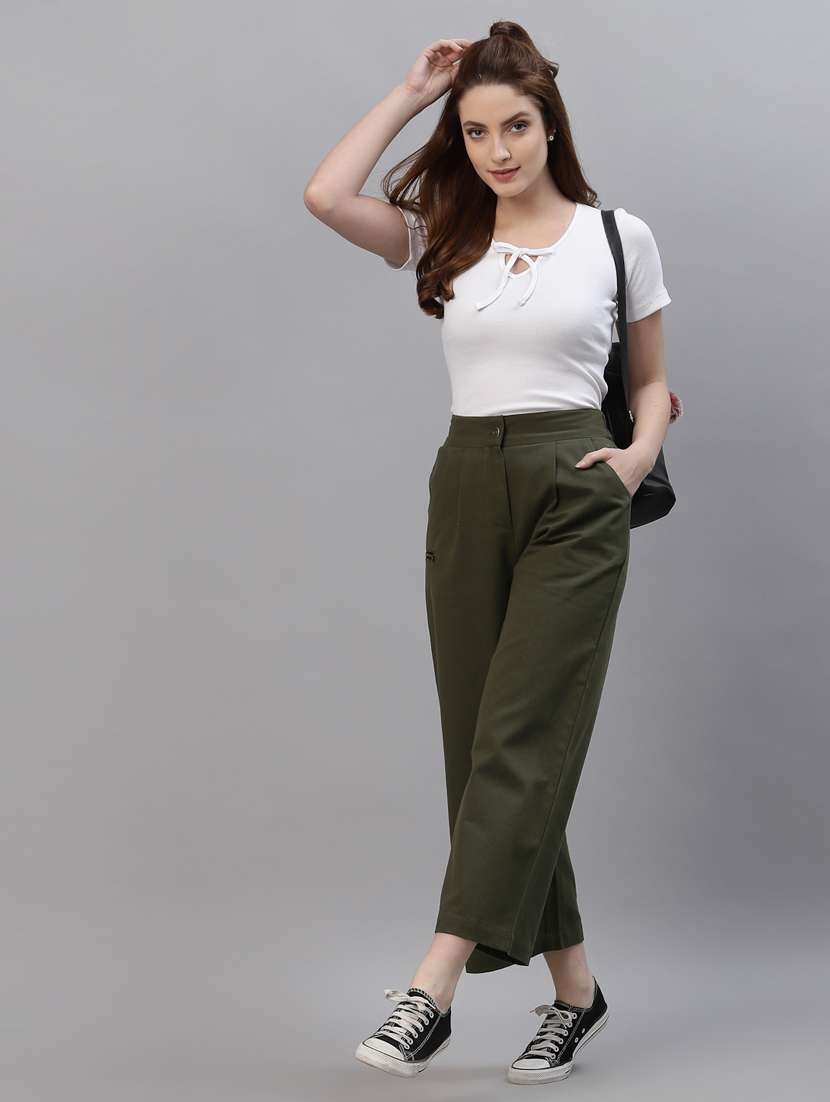 women's straight tie-up neck top - 18439862 - Standard Image - 3