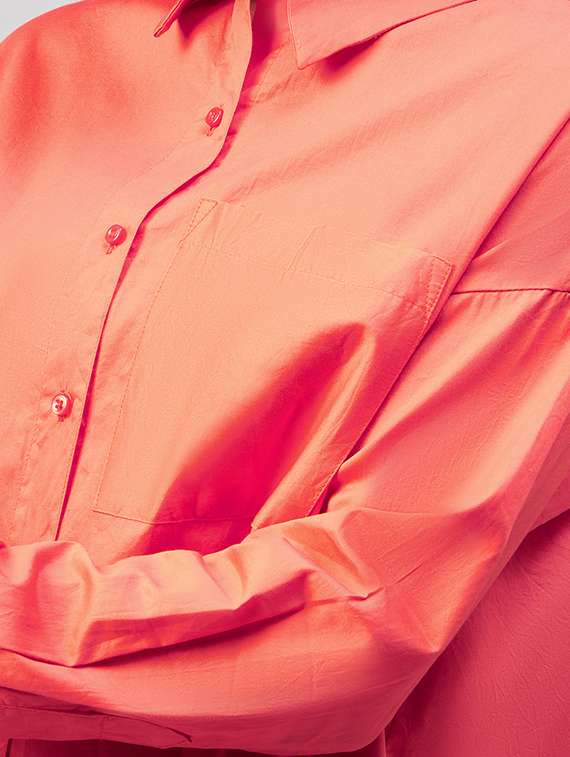 long sleeved solid regular shirt - 18440100 -  Standard Image - 5