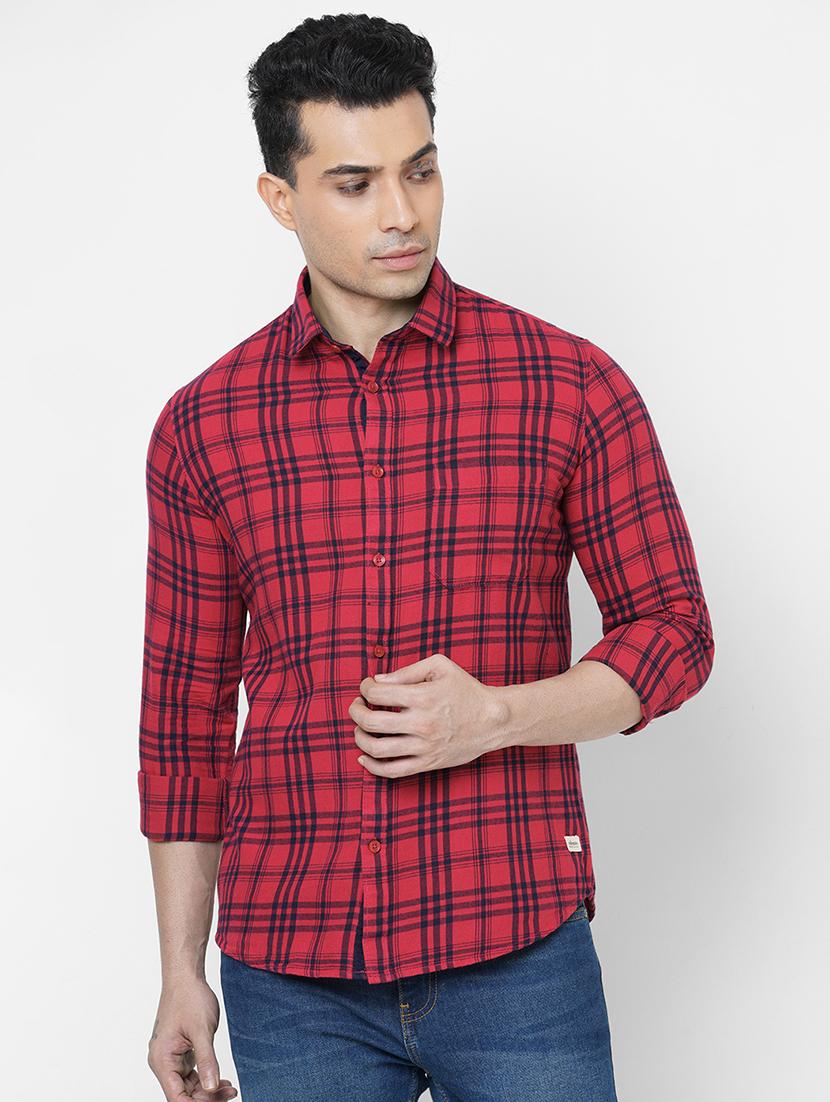 mens checks casual shirt - 18440691 -  Zoom Image - 0