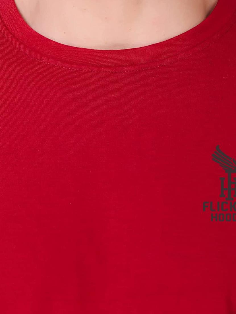 red solid t-shirt - 18440789 - Standard Image - 3