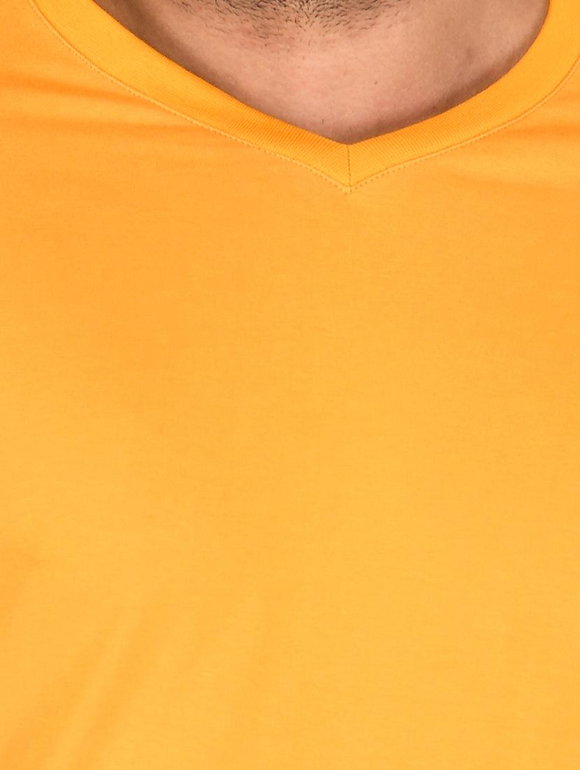orange solid t-shirt - 18440792 - Standard Image - 3