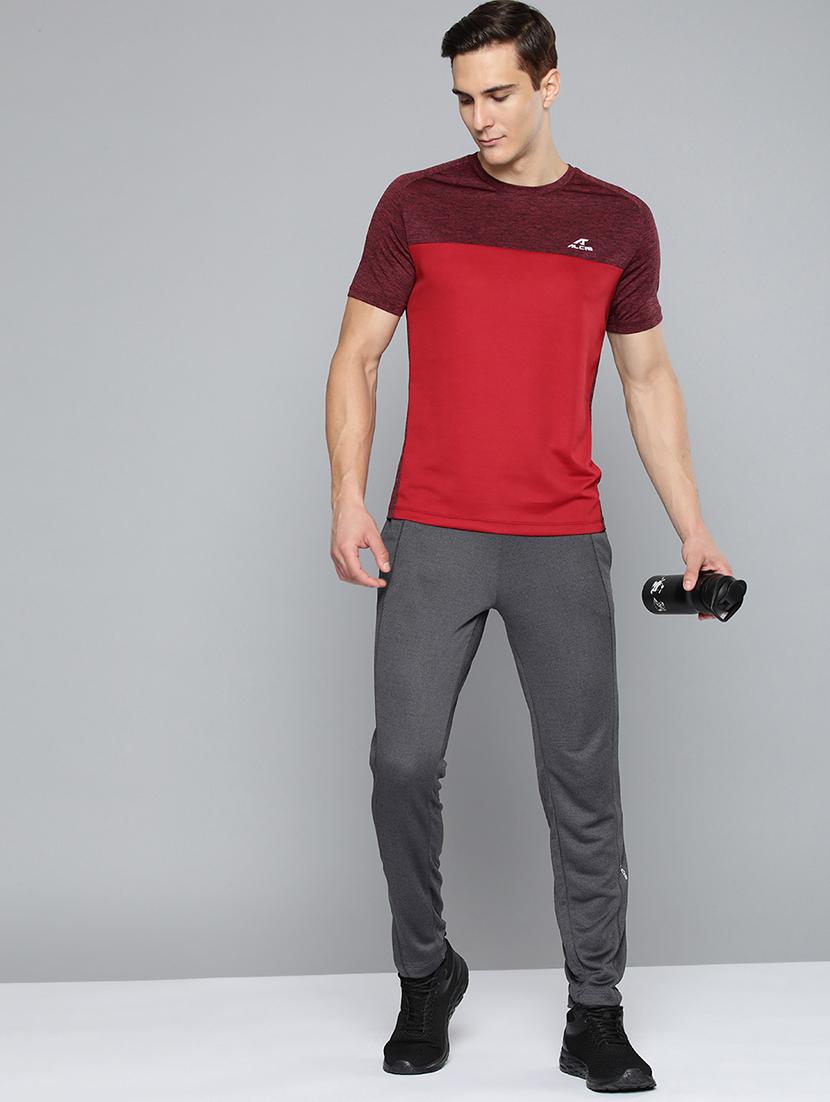 grey solid track pant - 18440795 - Standard Image - 3