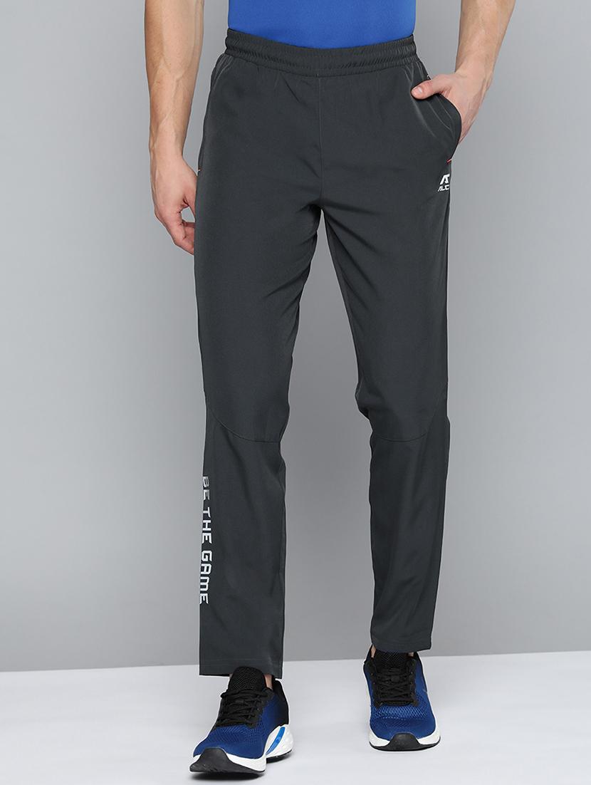 grey solid full length track pant - 18440798 - Zoom Image - 0
