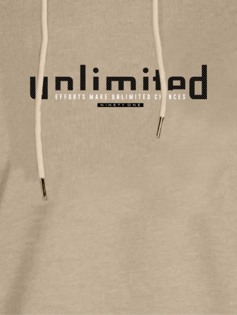 beige chest print sweatshirt - 18440824 - Standard Image - 3
